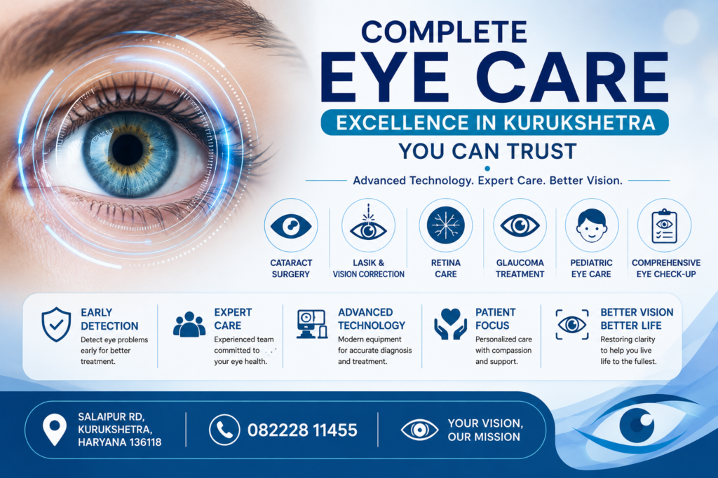 Complete Eye Care Excellence in Kurukshetra You Can Trust